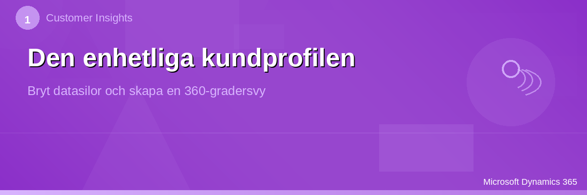 Den enhetliga kundprofilen