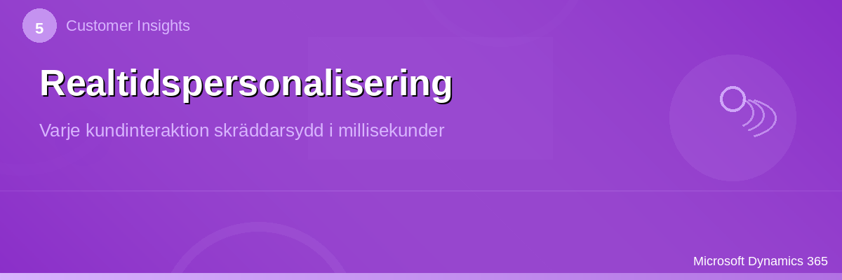 Realtidspersonalisering