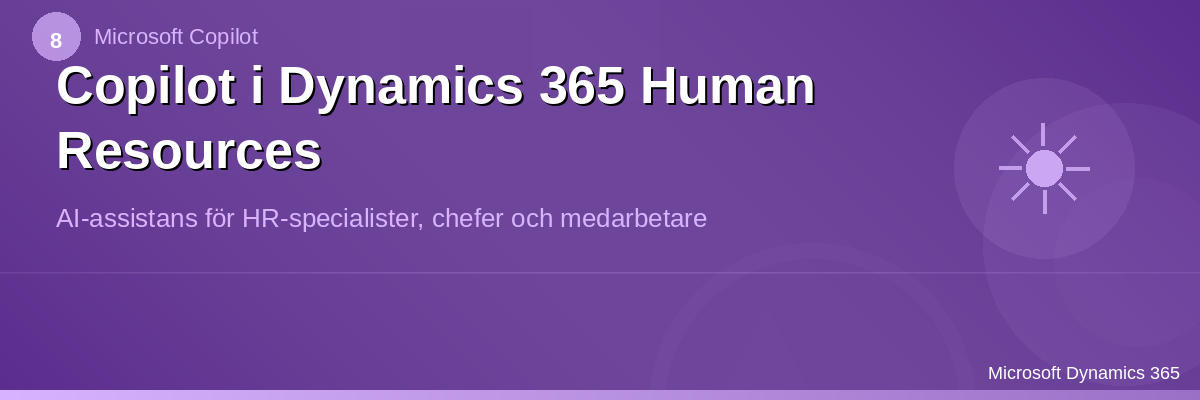 Copilot i Dynamics 365 Human Resources