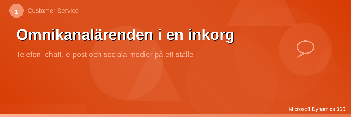 Omnikanalärenden i en inkorg