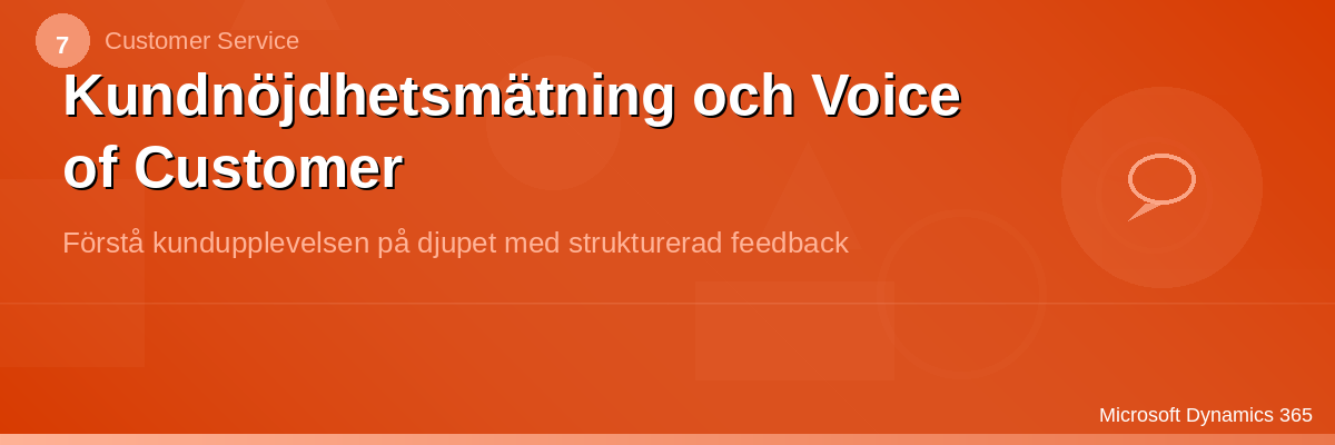 Kundnöjdhetsmätning och Voice of Customer