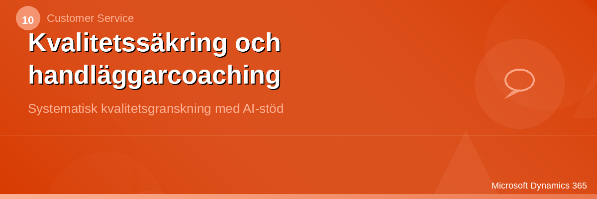 Kvalitetssäkring och handläggarcoaching
