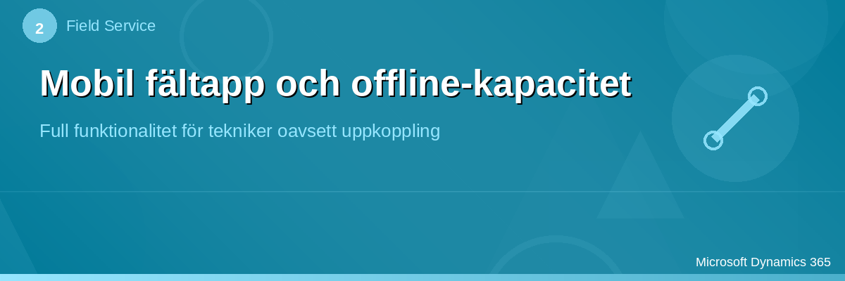 Mobil fältapp och offline-kapacitet