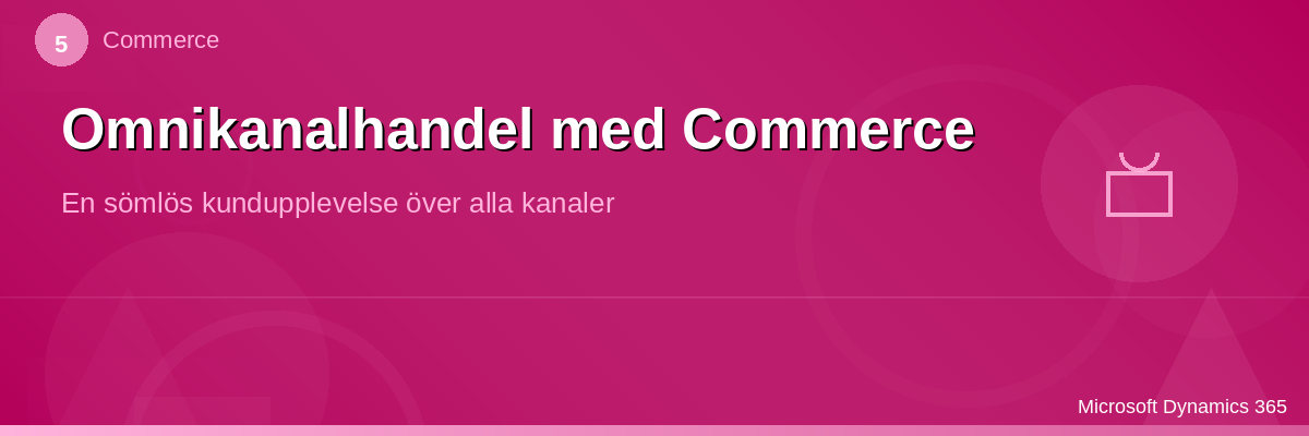 Omnikanalhandel med Commerce