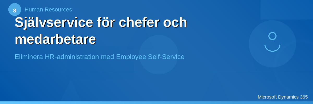 Självservice för chefer och medarbetare