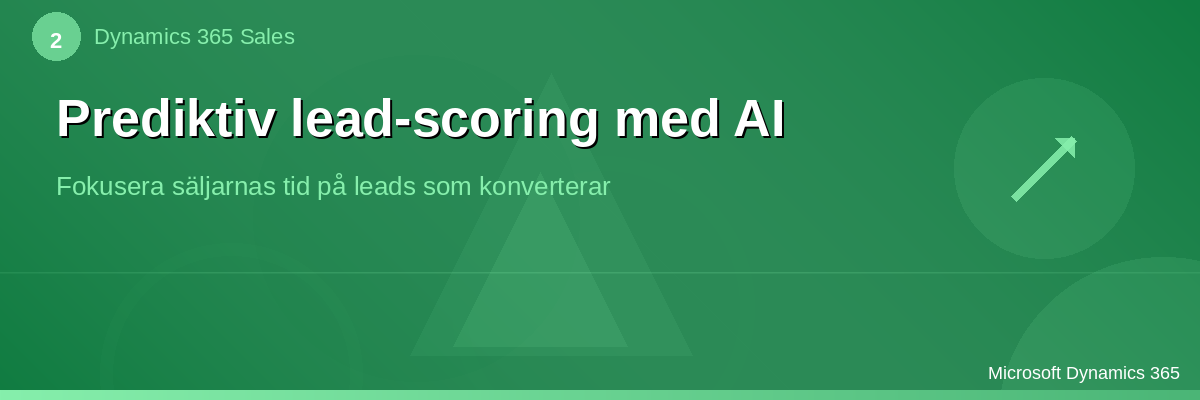 Prediktiv lead-scoring med AI