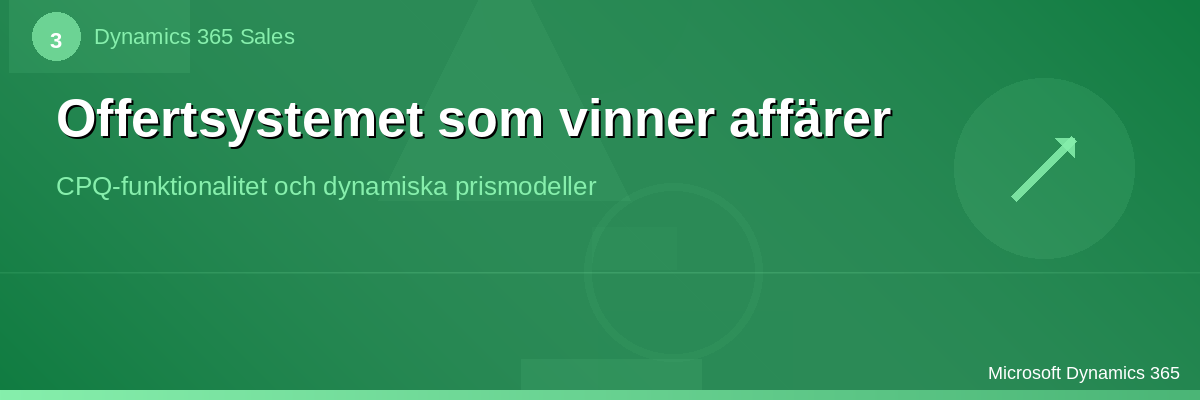 Offertsystemet som vinner affärer