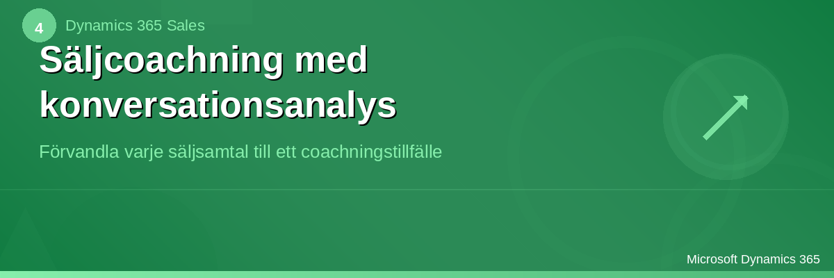 Säljcoachning med konversationsanalys