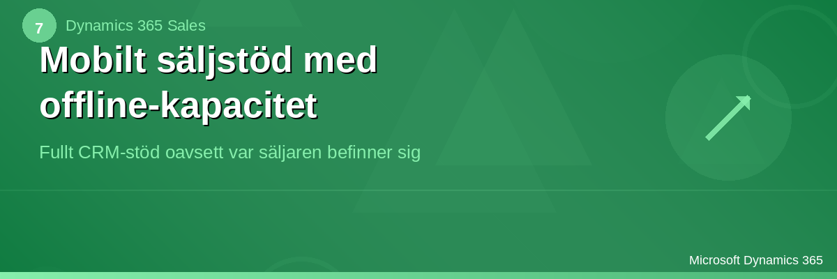 Mobilt säljstöd med offline-kapacitet